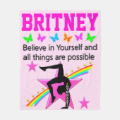 GELOOF IN JEZELF GEPERSONALISEERDE FLEECE DEKEN (Voorkant)