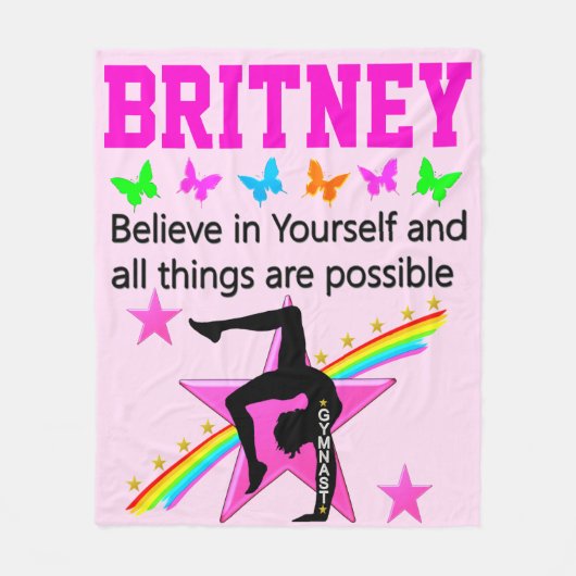 GELOOF IN JEZELF GEPERSONALISEERDE FLEECE DEKEN (Voorkant)