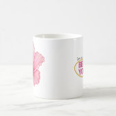 "Geloof in jezelf" Hibiscus Flower Mok (Center)