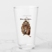 Geloof in jezelf |  Inspirerend lion Glas (Voorkant)
