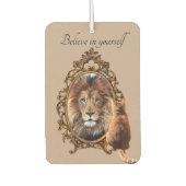 Geloof in jezelf | Inspirerend lion Luchtverfrisser (Voorkant)