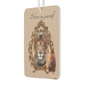 Geloof in jezelf |  Inspirerend lion Luchtverfrisser (Links)