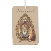 Geloof in jezelf |  Inspirerend lion Luchtverfrisser (Achterkant)