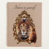 Geloof in jezelf |  Inspirerend lion Planner (Voorkant)