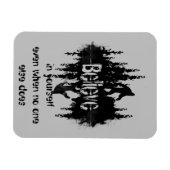 Geloof in jezelf Inspirerend Quote Big Foot Magneet (Horizontaal)