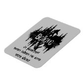 Geloof in jezelf Inspirerend Quote Big Foot Magneet (Linkerzijde)