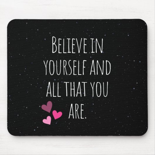 Geloof in jezelf: Inspirerend Quotes Editio Muismat (Voorkant)