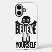 Geloof in jezelf iPhone Case (Achterkant)