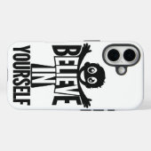 Geloof in jezelf iPhone Case (Achterkant (horizontaal))