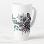 Geloof in jezelf, je hebt dit latte mok (Rechterhoek)