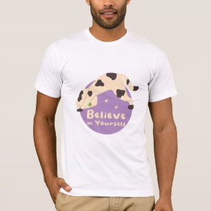 Geloof in jezelf Kawaii Cat Doing Yoga Poses T-shirt