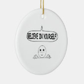 Geloof in jezelf keramisch ornament (Rechts)