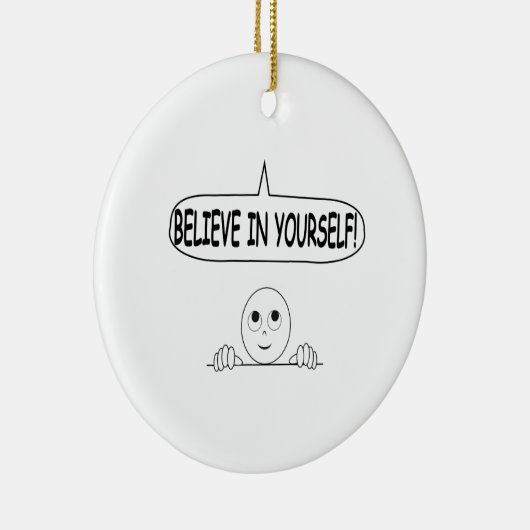 Geloof in jezelf keramisch ornament (Rechts)