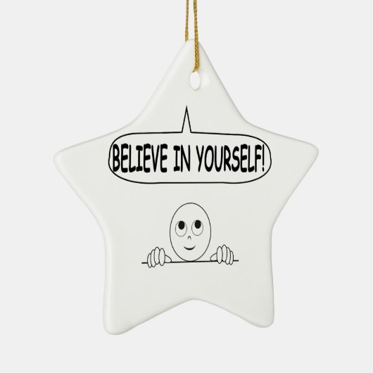 Geloof in jezelf keramisch ornament (Rechts)