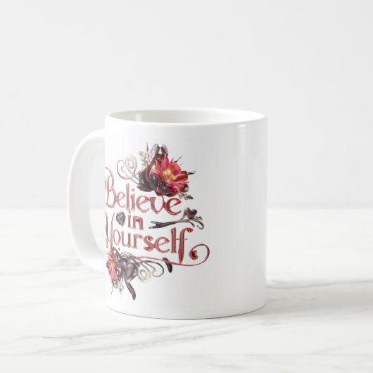 Geloof in jezelf, koffiemok (Voorkant links)