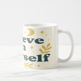 Geloof in jezelf koffiemok