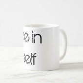 Geloof in jezelf koffiemok (Voorkant rechts)