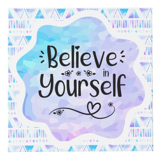 Geloof in jezelf kubus (Voorkant)