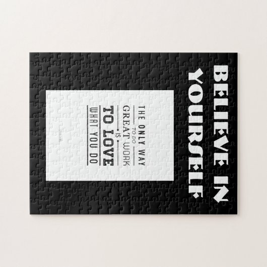 Geloof in jezelf legpuzzel (Horizontaal)