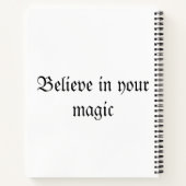 Geloof in jezelf Magisch kinder notitieboek (Achterkant)