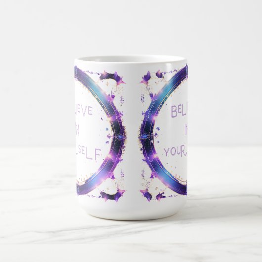 Geloof in jezelf magische mok (Midden)