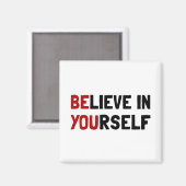 Geloof in jezelf magneet (Voorkant / Achterkant)