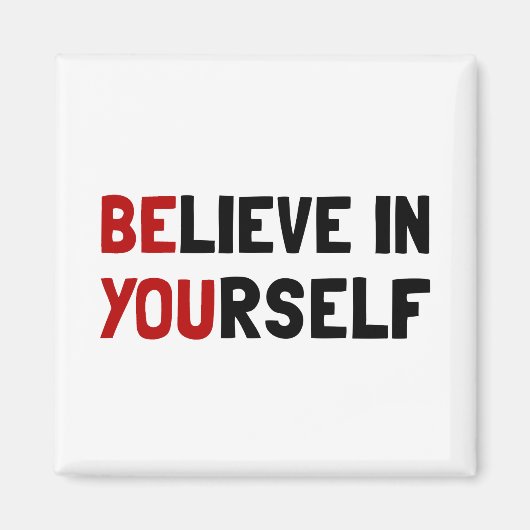 Geloof in jezelf magneet (Voorkant)
