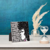 Geloof in jezelf met Easel Plaque Fotoplaat (Insitu)