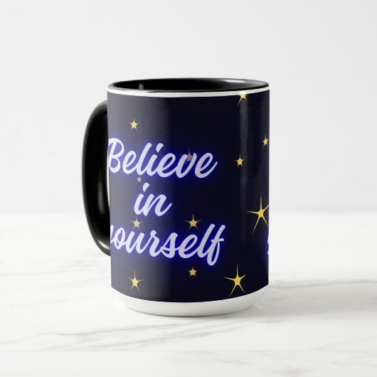 Geloof in jezelf mok (Voorkant links)