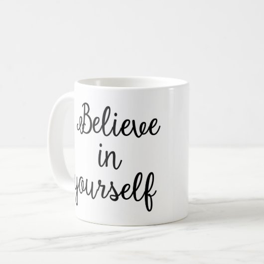 Geloof in jezelf Mok (Voorkant links)