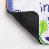 Geloof in jezelf Motivatie Mousepad Muismat (Hoek)