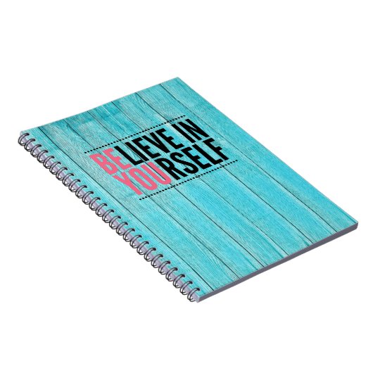 Geloof in jezelf Motivatie Notitieboek (Rechterzijde)