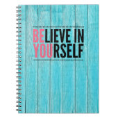 Geloof in jezelf Motivatie Notitieboek (Voorkant)