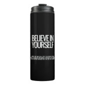 Geloof in jezelf Motivatie thermische tuimelaar Thermosbeker (Voorkant)