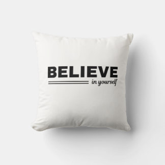 Geloof in jezelf Motivatie Worp Kussen