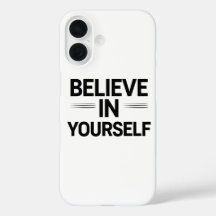 GELOOF IN JEZELF – Motiverende Quote Telefoon