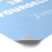 Geloof in jezelf, Muurkunst voor kinderen Poster (Hoek)