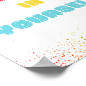 Geloof in jezelf, Muurkunst voor kinderen Poster (Hoek)