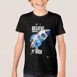 Geloof in jezelf Neem hoogte Tri-Blend Shirt