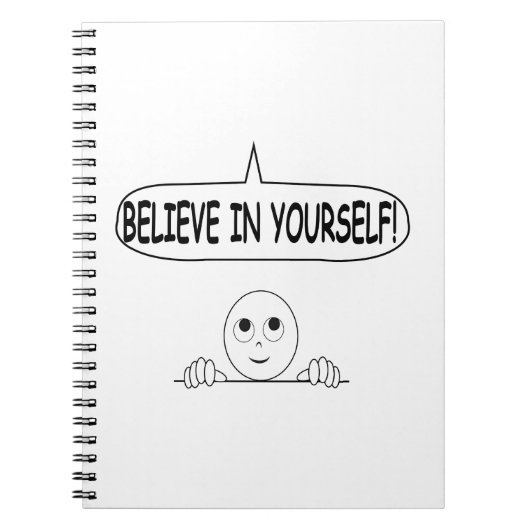 Geloof in jezelf notitieboek (Voorkant)
