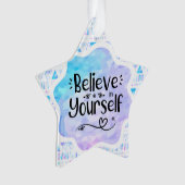Geloof in jezelf ornament (voorkant)