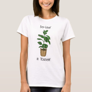 Geloof in jezelf Plant Pun T-shirt