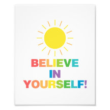 Geloof in jezelf | Positieve prijsopgave | Zon