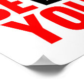 Geloof in jezelf poster (Hoek)