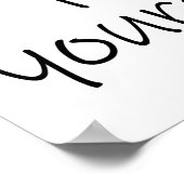 Geloof in jezelf poster (Hoek)