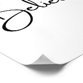 Geloof in jezelf poster (Hoek)