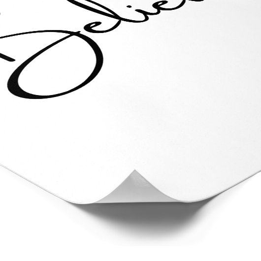 Geloof in jezelf poster (Hoek)