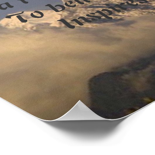 Geloof in jezelf poster (Hoek)