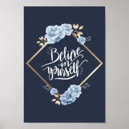 Geloof in jezelf poster