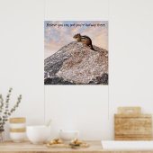 Geloof in jezelf Poster (Keuken)